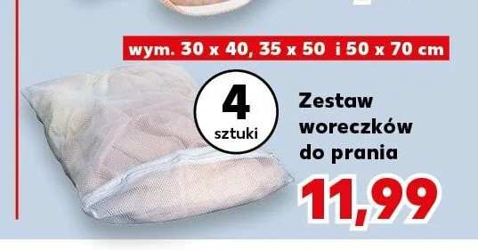 Zestaw woreczków do prania 4-pak promocja w Kaufland