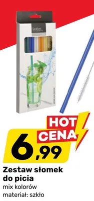 Zestaw słomek do picia promocja w Bricomarche