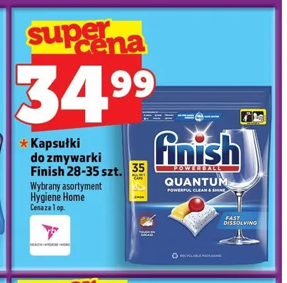Kapsułki do zmywarki Finish Quantum promocja w TOPAZ