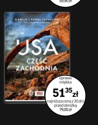 Książka USA Część zachodnia Kamila i Paweł Florczak oprawa miękka promocja w Empik