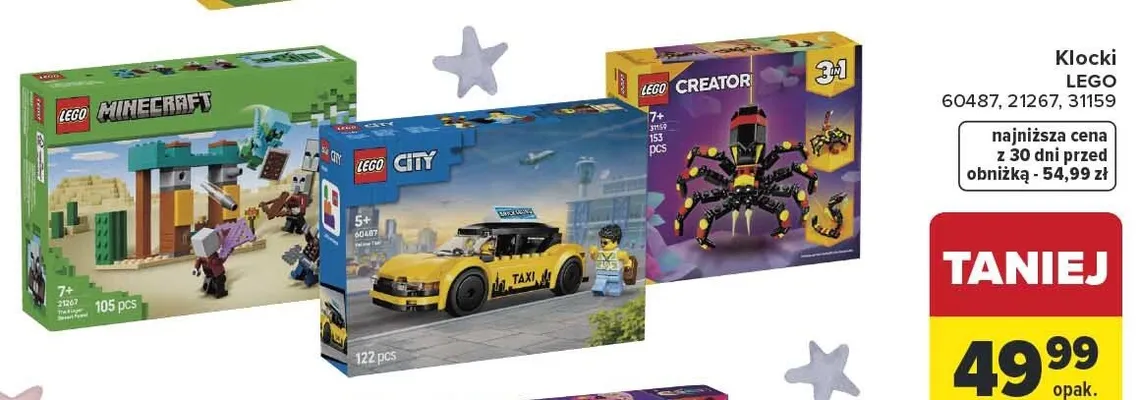 Klocki LEGO promocja w Carrefour