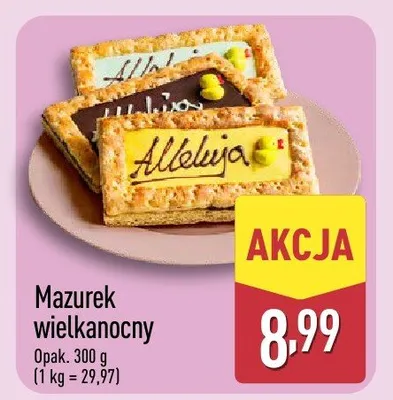 Mazurek wielkanocny promocja w Aldi
