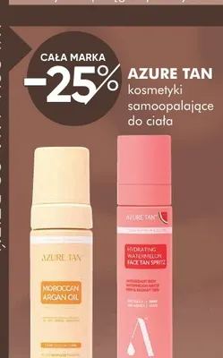 Kosmetyki samoopalające do ciała Azure Tan promocja w Super-Pharm