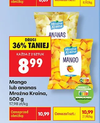 Ananas Mroźna Kraina promocja w Biedronka
