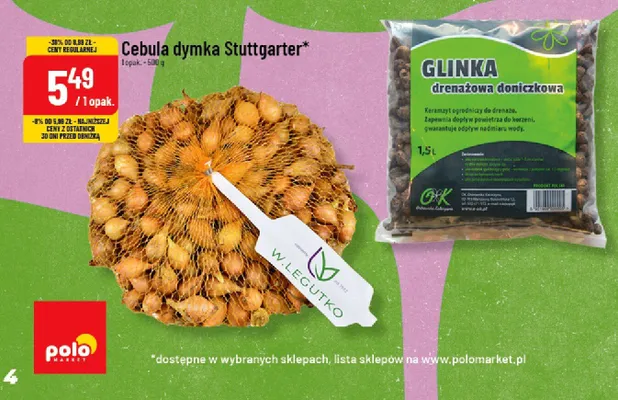 Cebula dymka Stuttgarter promocja w POLOmarket