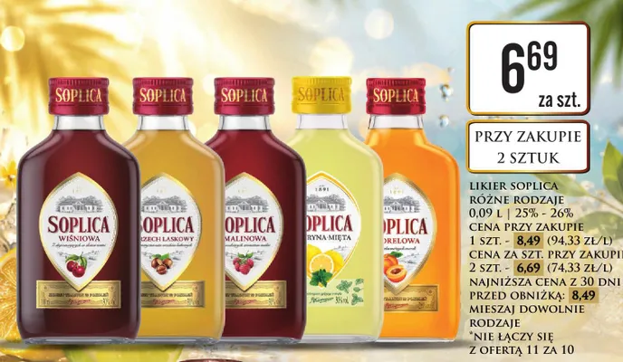 Likier Soplica Orzech Laskowy promocja w Dino