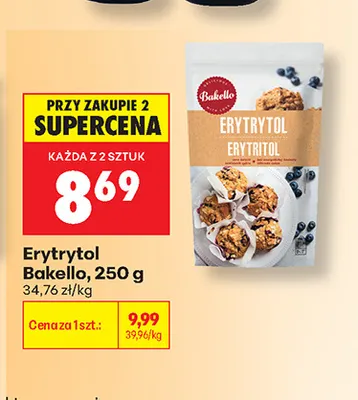 Erytrytol Bakello promocja w Biedronka