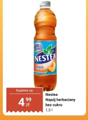 Napój herbaciany Nestea bez cukru promocja w Dino