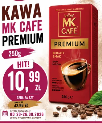 Kawa mielona MK Café Premium promocja w emma MARKET