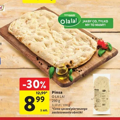 Pinsa O LA LA! promocja w Intermarche