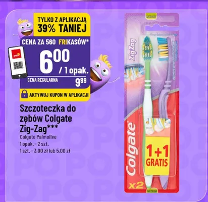 Szczoteczka do zębów Zig-Zag promocja w POLOmarket