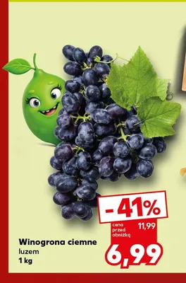 Winogrona ciemne promocja w Kaufland