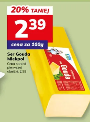 Ser Gouda Mlekpol promocja w Hitpol