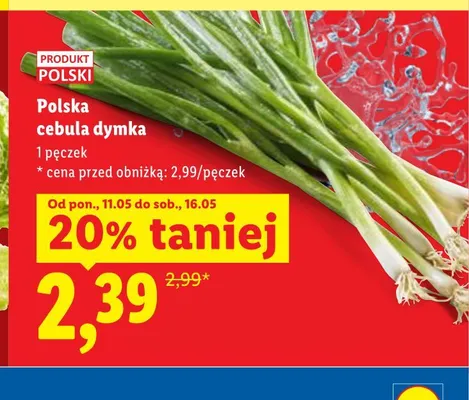 Polska cebula dymka promocja w Lidl