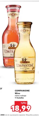 Wino białe Companione Sauvignon promocja w Kaufland