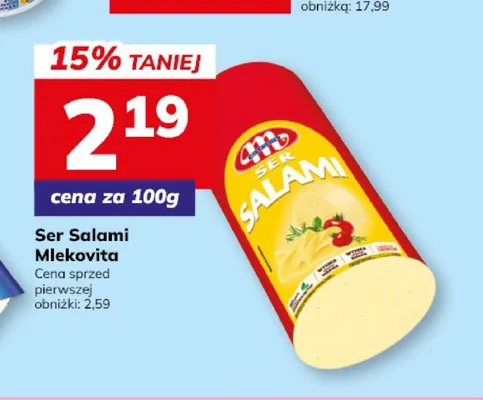 Ser Salami Mlekovita promocja w Hitpol