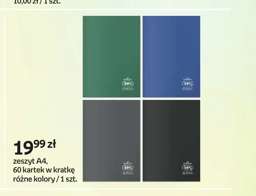 Zeszyt A4 Oxford 60 kartek w kratkę promocja w Empik