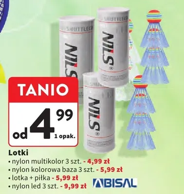 Lotki nylon kolorowa baza 3 szt. promocja w Intermarche