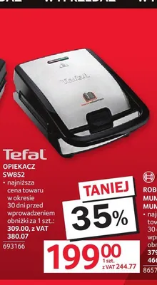 Opiekacz Tefal SW852 promocja w Selgros