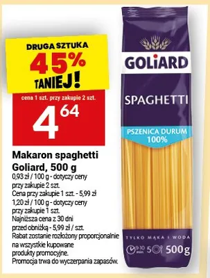 Makaron spaghetti Arrighi promocja w Twój Market