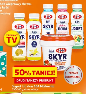 Jogurt piękno SBA Mlekovita promocja w Auchan