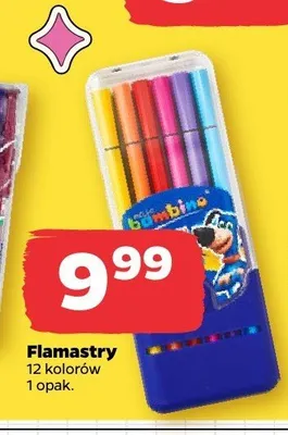Flamastry Bambino 12 kolorów promocja w Netto