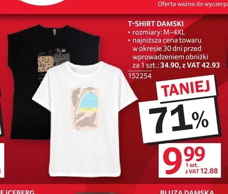 T-shirt damski promocja w Selgros