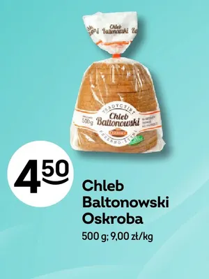 Chleb Baltonowski Oskroba promocja w Żabka