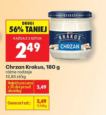 Chrzan promocja w Biedronka