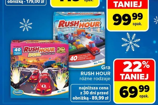 Gra Rush Hour ThinkFun promocja w Carrefour