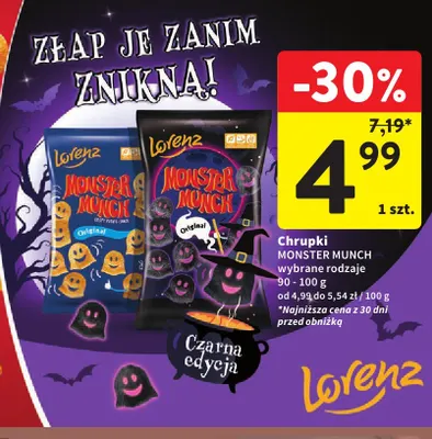 Chrupki Monster Munch Original promocja w Intermarche