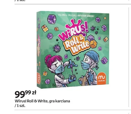Gra karciana Wirus! Roll & Write promocja w Empik