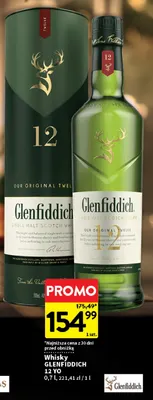 Whisky Glenfiddich 12 YO promocja w Intermarche