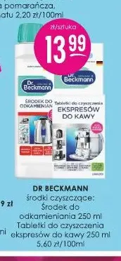 Tabletki do czyszczenia ekspresów do kawy Dr. Beckmann promocja w Drogerie Jasmin