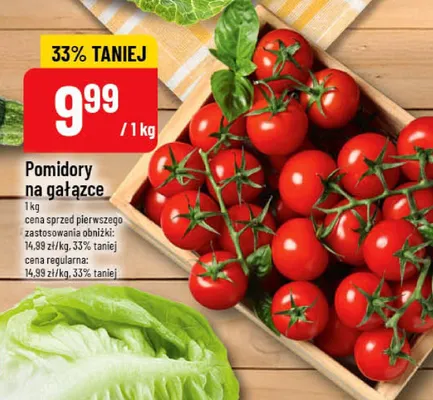 Pomidory na gałązce promocja w POLOmarket