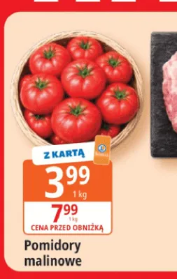 Pomidory malinowe promocja w Leclerc