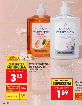 Mydło w płynie różne rodzaje promocja w Biedronka