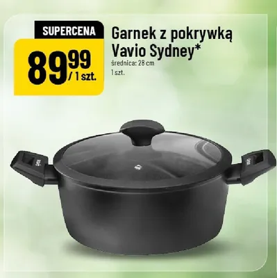 Garnek z pokrywką Vavio Sydney promocja w POLOmarket