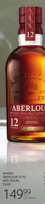 Whisky Aberlour 12 YO 40% promocja w Selgros