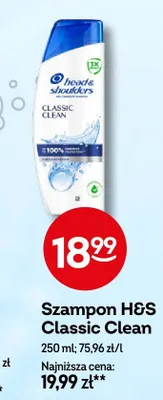 Szampon Head & Shoulders Classic Clean promocja w Żabka