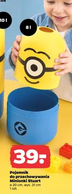 Pojemnik do przechowywania Minionki Stuart 8 l promocja w Netto