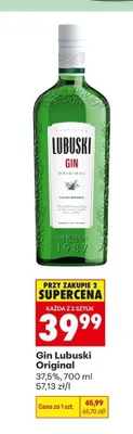 Gin Lubuski Original promocja w Biedronka