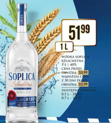 Wódka Szlachetna promocja w Dino