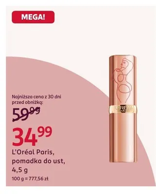 Pomadka do ust L'Oréal Paris, 4,5 g promocja w Rossmann