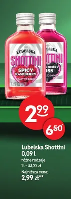 Drink Lubelska Shottini Spicy Raspberry promocja w Żabka