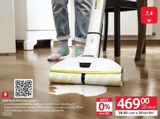 Mop elektryczny Kärcher EWM 2 promocja w Selgros
