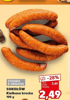Kiełbasa brocka Sokołów promocja w Kaufland