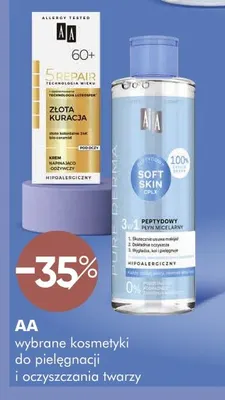 Kosmetyki do pielęgnacji i oczyszczania twarzy AA promocja w Super-Pharm
