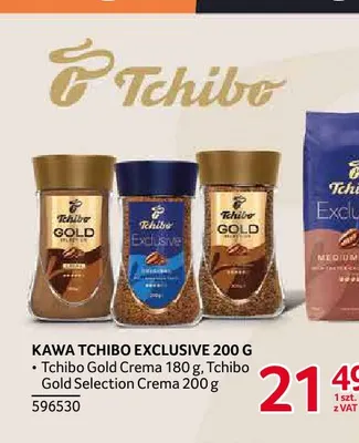 Kawa rozpuszczalna Tchibo Gold Selection Crema promocja w Selgros