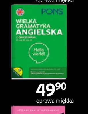 Książka Wielka gramatyka angielska Pons promocja w Empik